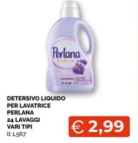 Perlana Detersivo Liquido Per Lavatrice 24 Lavaggi Vari Tipi 1 567 Lt