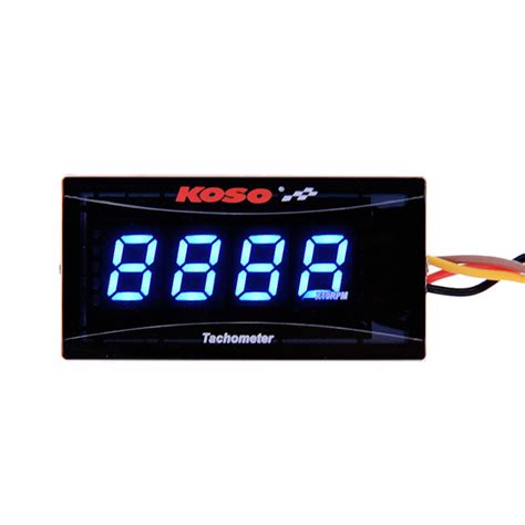 Digital Square Koso Mini Rpm Tacho Hour Meter Lcd Display Motor