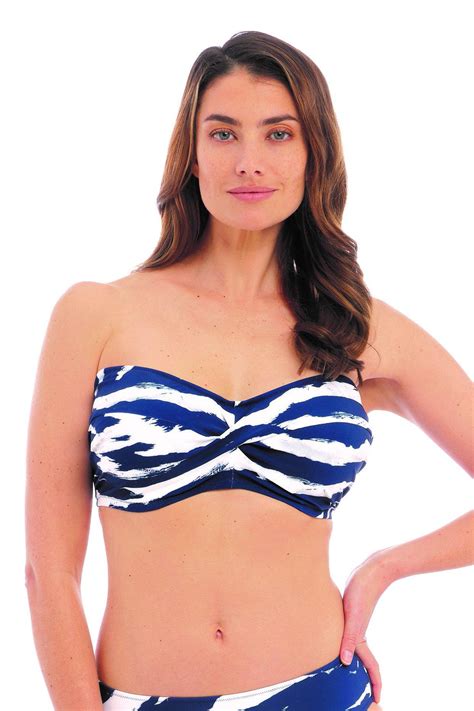 Swimwear Lindos Under Wire Twist Bandeau Bikini Top Fantasie