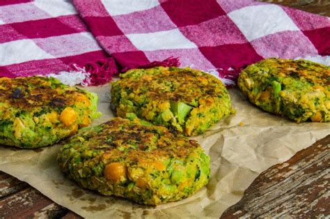 Vegan Broccoli Chickpea Fritters Bad To The Bowl