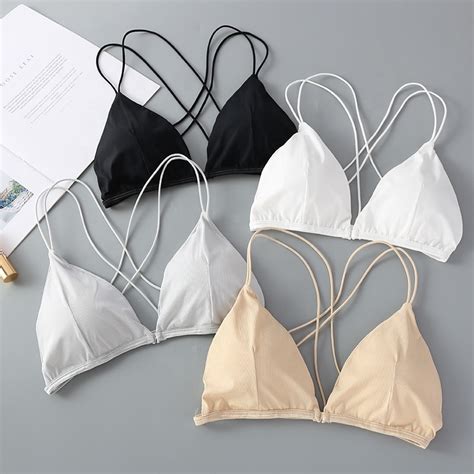 Fashionable Front Closure Shape Solid Bikini Tube Top Bras Sexy Lingerie Shapewear And