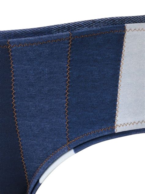 Amir Slama Panelled Bikini Set Farfetch