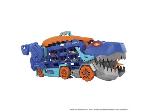 Hot Wheels City Ultimate T Rex Transporter K Ret Js Og Skinnes T R Aaa Plast Flerfarvet
