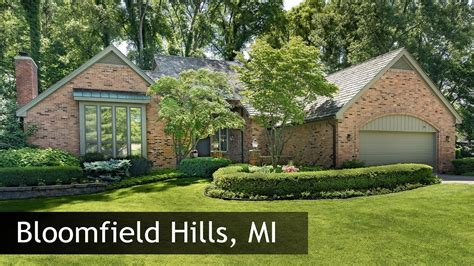 Tour Of 3458 Bloomfield Club Dr Bloomfield Hills MI Real Estate