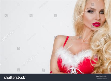 Beautiful Sexy Blonde Female Model Snowflake Stock Photo Shutterstock