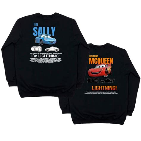 Moletom Mcqueen E Sally - Moletom Casal Combinando Mcqueen e Sally 100% Algodão Kit Namorados ...