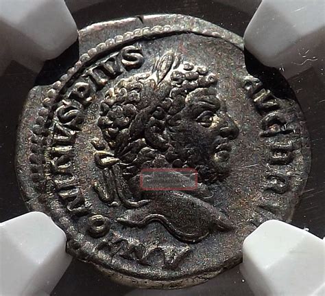 Caracalla Ad Ar Denarius Ngc Xf Roman Empire Silver