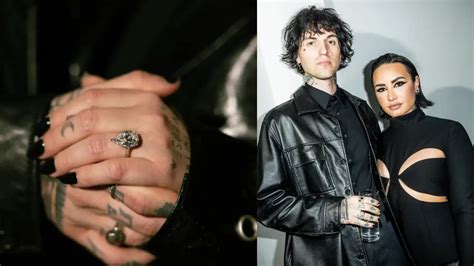 Demi Lovato and Jutes are engaged- See there Engagement Rings