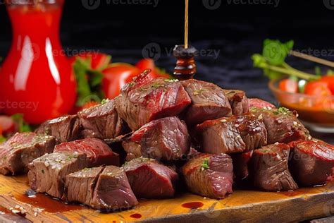 Grilled Beaf Steak Over Flame 26946670 Stock Photo At Vecteezy