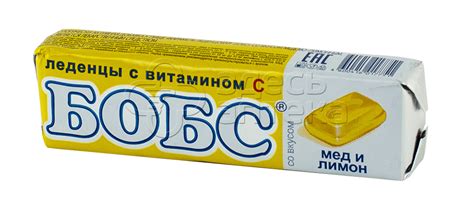 Леденцы Бобс мед-лимон с вит С 35г купить в г. Москва | Купи дешевле ...