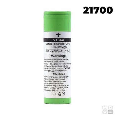 Sony Vtc6A 21700 Battery 4000Mah 30A Vape - Masquevapor.com