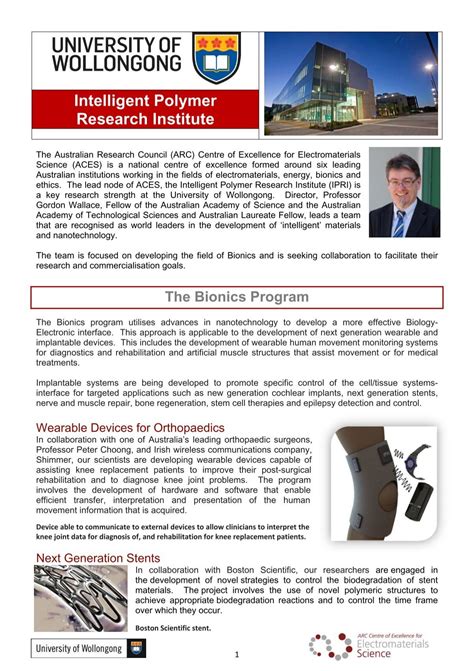 Intelligent Polymer Research Institute