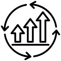 continuous improvement icon  png svg  noun project