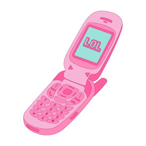 y2k flip phone, pink cute phone, 2000s aesthetic, retro nostalgia ...