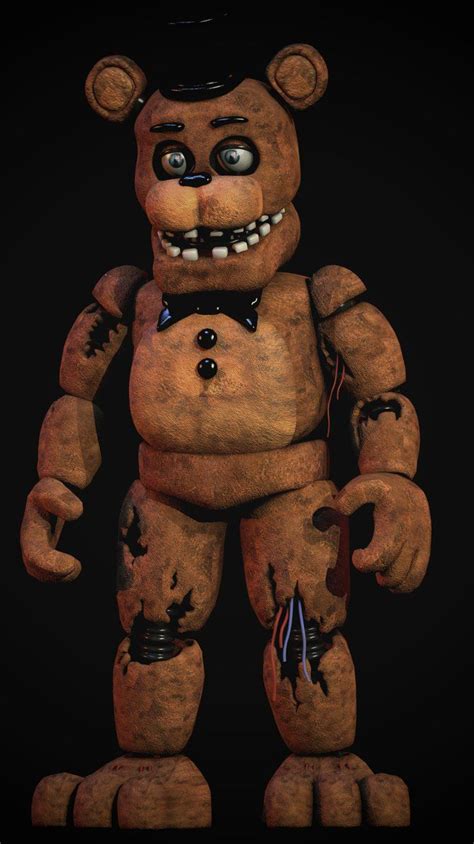 Corrected Withered Freddy Blender FNaF By TRAWERT Fnaf Freddy