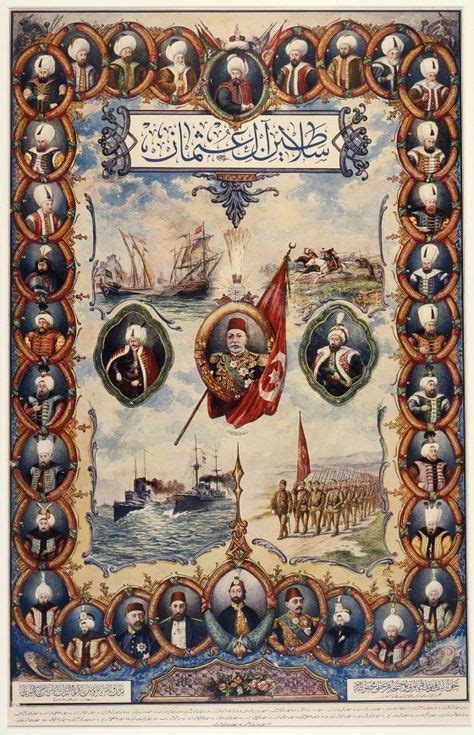 Portraits of the Ottoman Sultans | Osmanisches reich, Türkei reise ...