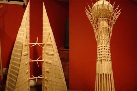 Magn Ficas Maquetas De Edificios Con Palillos Arte Todo Mail