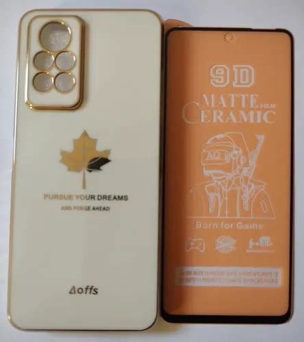 Capa Celular Infinix Hot s Nfc Borda Dourada Película Parcelamento sem juros