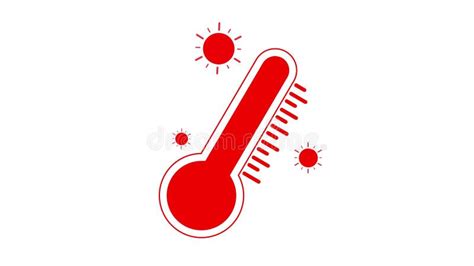 Thermometer Temperature Hot Thermometer Fever Sick Red Animated Thermometer Scorching Hot