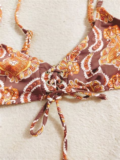 RHYTHM LACE FRONT BIKINI TOP Women S Fashion Swimwear Bikinis Swimsuits On Carousell