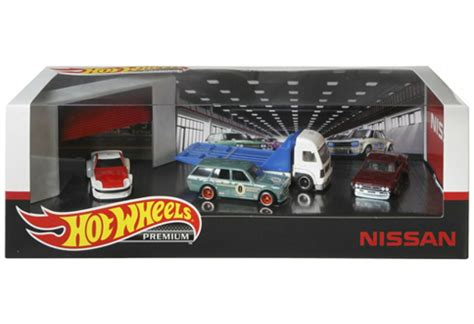 予約受付中 1 64 Hot Wheels プレミアムコレクターセット Nissan Garage トミカクラブ ミニカーコレクターの部屋 新館