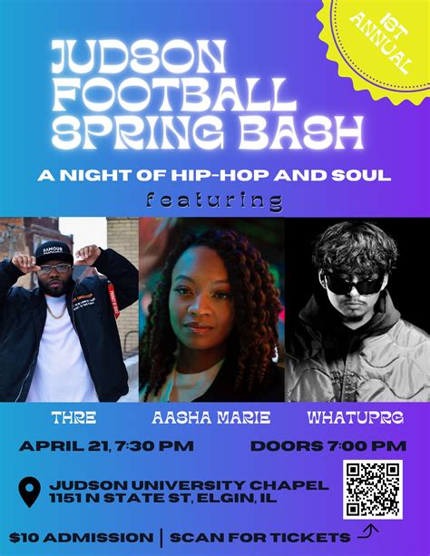 Judson Football Spring Bash on Friday, April 21 – Campus News | Judson University