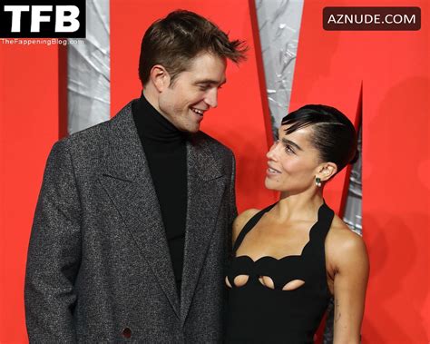 Zoe Kravitz Sexy Seen Showing Off Her Hot Tits At The Batman Movie Premiere In London AZNude