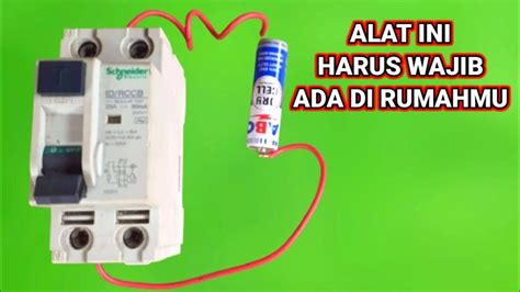 CARA MEMERIKSA KERJA RCCB Residual Current Circuit Breaker TEST