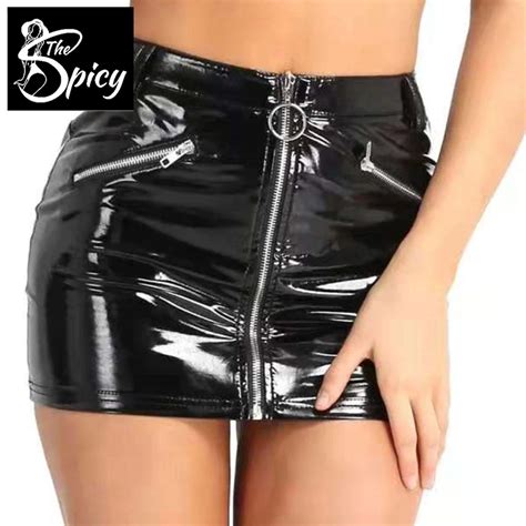 Spicy Girl S Sexy Shiny Wetlook Leather Lingerie Set Eco Friendly Packing