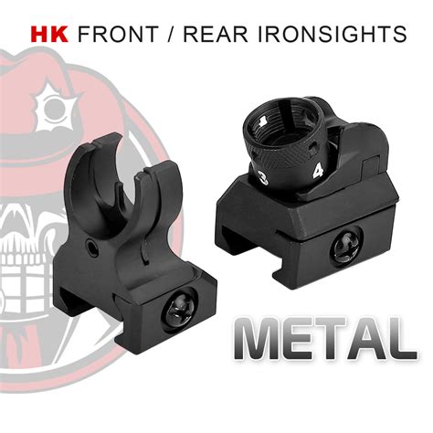 hk hk ironsight full metal front rear sights big boss tactical