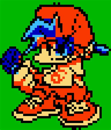 Pixilart Fnf Nes Demake Bf 1 By Tuxedoedabyss03