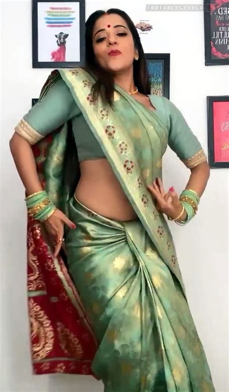 Antara Biswas Reels Tv Actress Hot Saree Hd Caps Indiancelebblog