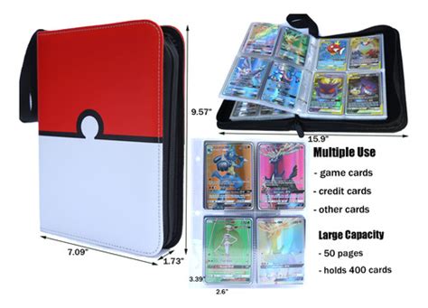 Carpeta Para Cartas Pokemon De Tarjetas Carpeta De Tarj Env O Gratis