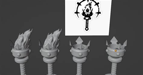 Darkest Dungeon Torch By Dilem Download Free Stl Model