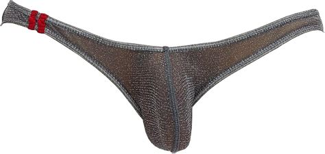 Buy Maiclaice Men S Spandex Tiny Low Rise G String Thong Lightweight Bikini Bulge Briefs Slim