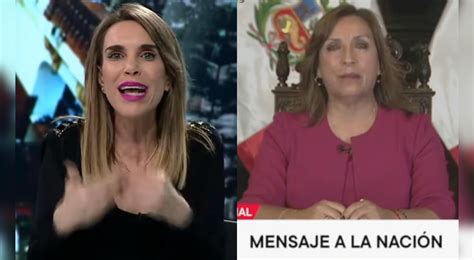 Juliana Oxenford Critica Mensaje A La Nación De Dina Boluarte Por No