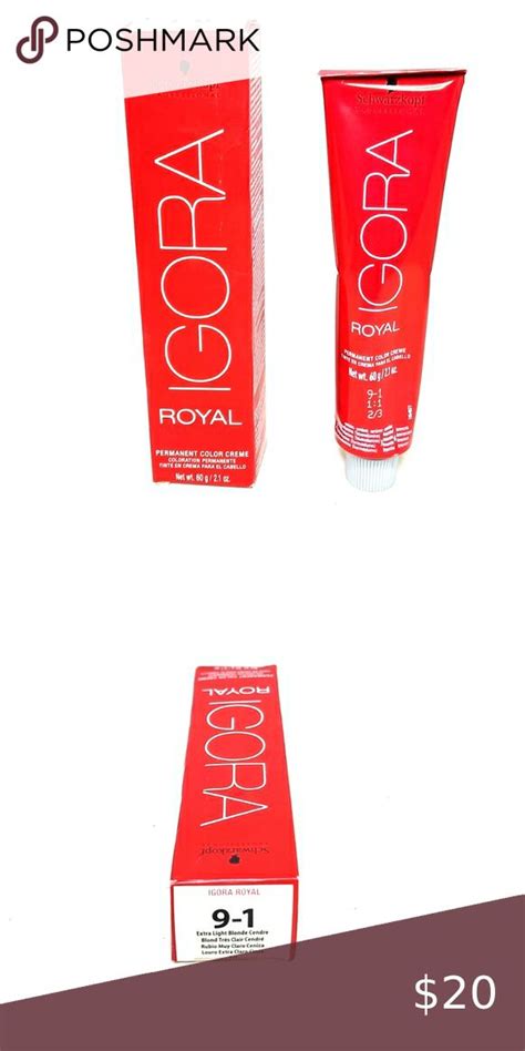 Igora Royal Permanent Color Cream Extra Light Blonde Cendre Light Blonde Blonde Color