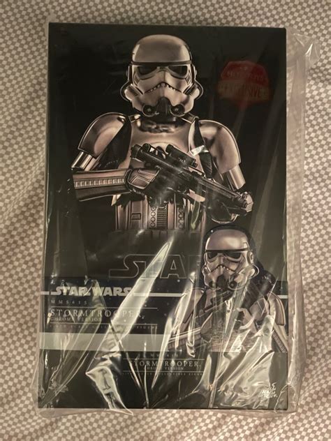 現貨全新 Hot Toys MMS615 Stormtrooper Chrome Ver 星戰 白兵銀色電鍍版 興趣及遊戲 玩具 遊戲類 Carousell