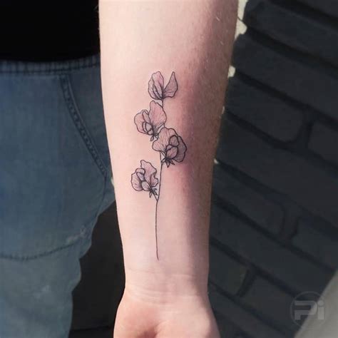 Top 57 Best Sweet Pea Flower Tattoo Ideas 2021 Inspiration Guide