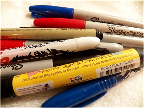 art threads monday project testing fabric pens