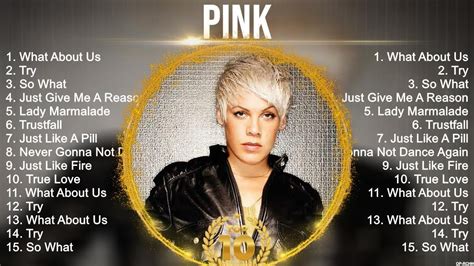 Pink Greatest Hits Best Songs Music Hits Collection Top Pop