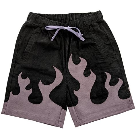 Purple Flame Shorts Steady Hands