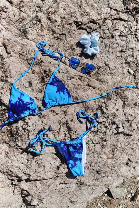 Tie Dye String Bikini Set ShopperBoard