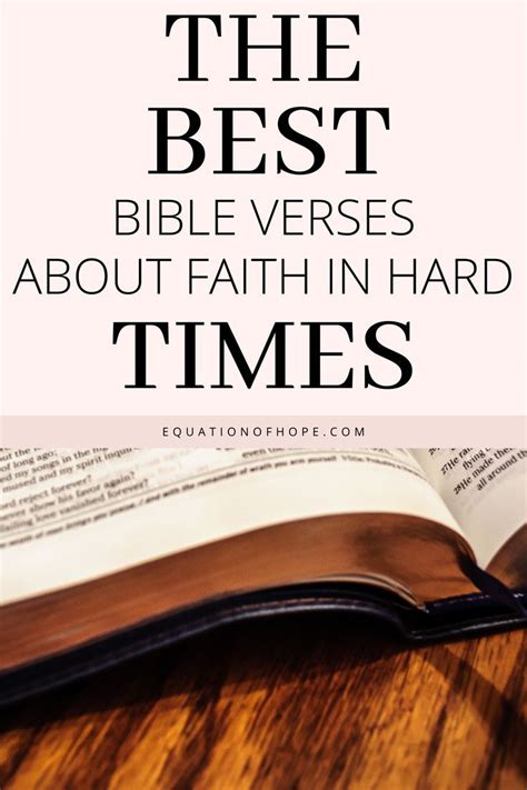 The Best Bible Verses About Faith In Hard Times Artofit