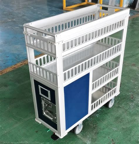 train railway catering food meal beverage sales aluminum trolley buy