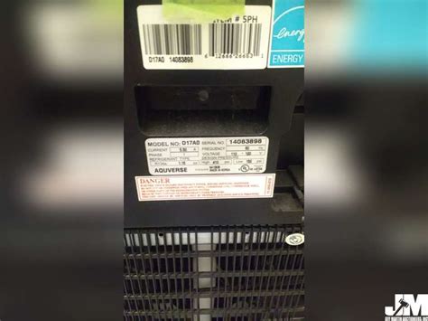 AQUVERSE D A HOT COLD WATER DISPENSER X X Jeff Martin Auctioneers Inc