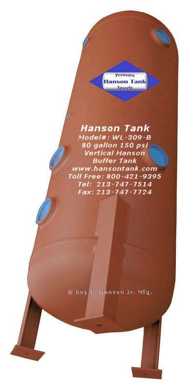 ASME Pressure Vessels ASME Hot Water Buffer Tanks WL B Hanson Tank