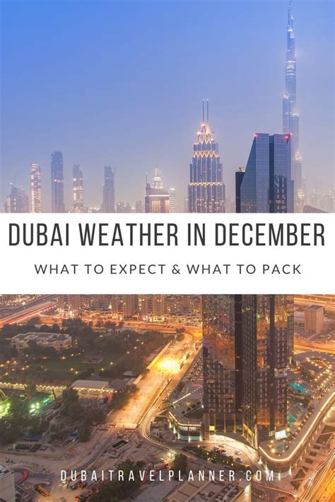 Dubai Weather In December · Dubai Travel Planner Dubai Travel Dubai