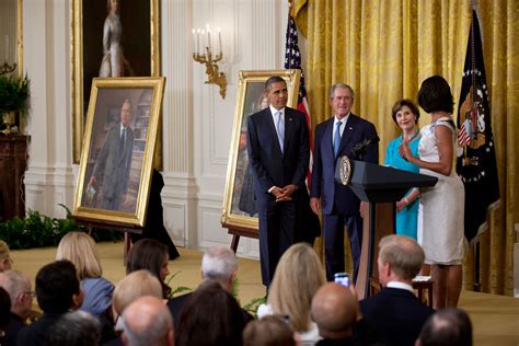 President Obama Unveils the Official Portrait of President George W. Bush | whitehouse.gov