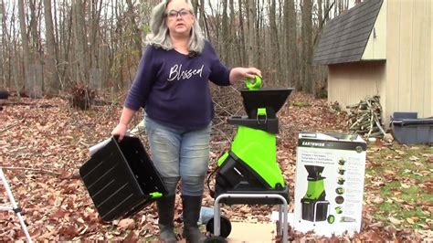 Unboxing The Earthwise Gs70015 15 Amp Garden Corded Electric Chipper Assembly Youtube